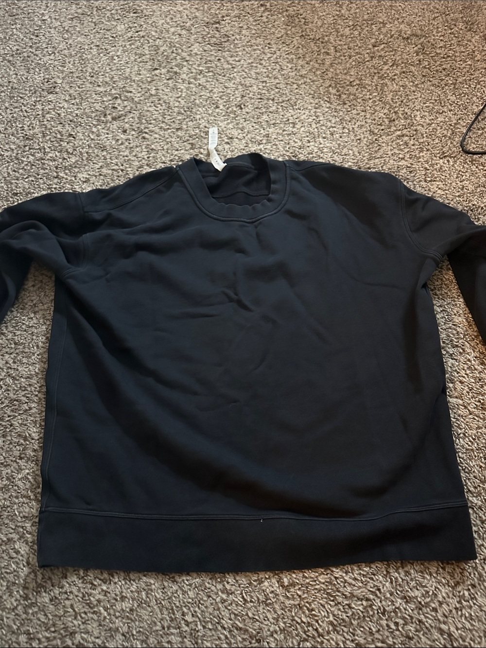 lululemon athletica Black Crewneck Sweatshirt